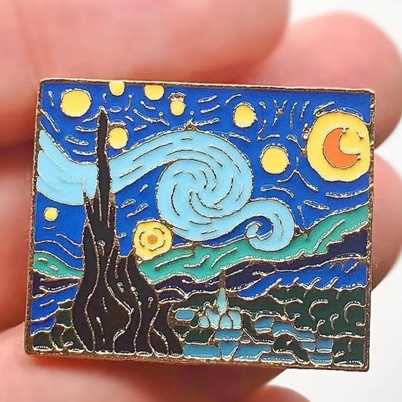 Starry Night Pin - Picture 3 of 5